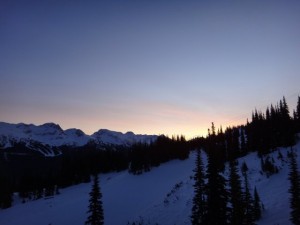 Whistler-levee du soleil