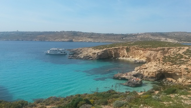 plage blue comino