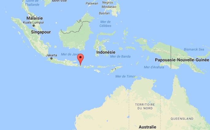 bali carte du monde